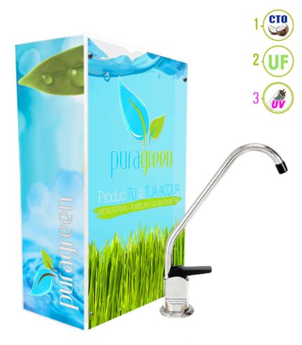 Puragreen 3 stadi UV - purificatore acqua
