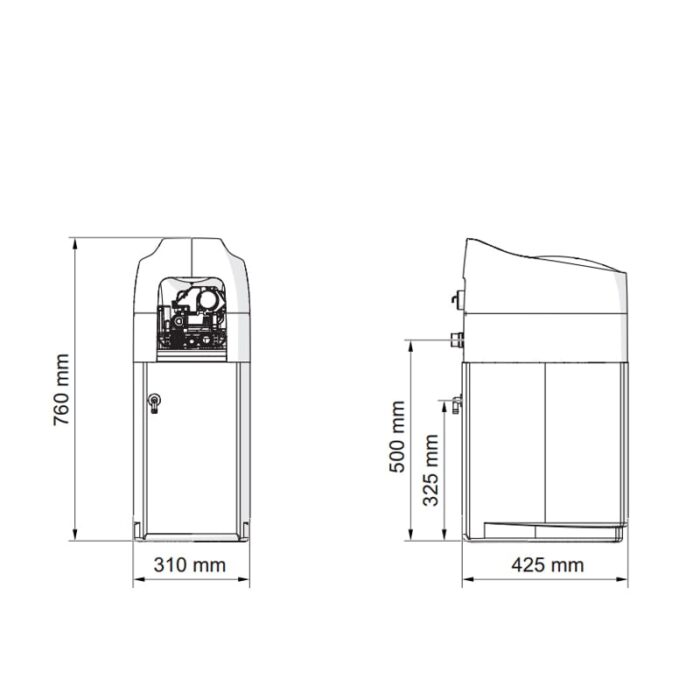 Addolcitore acqua Evolio 10 litri - Cabinato Luxury a volume - immagine 2