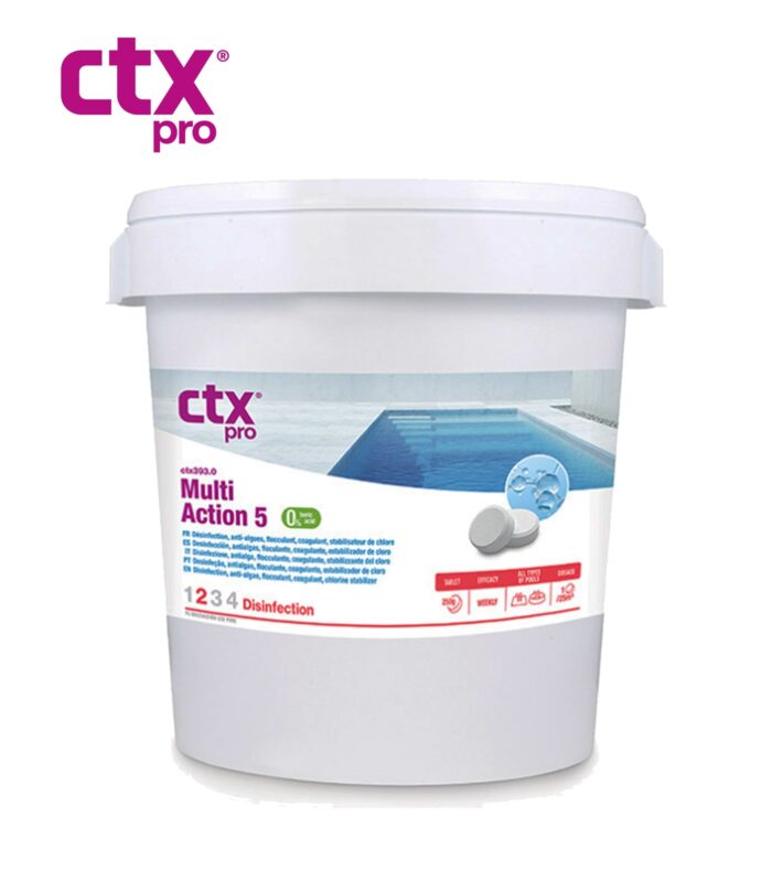 CTX 342 - Pastiglie mantenimento 5 Azioni per piscina (ex CTX-392) - immagine 5