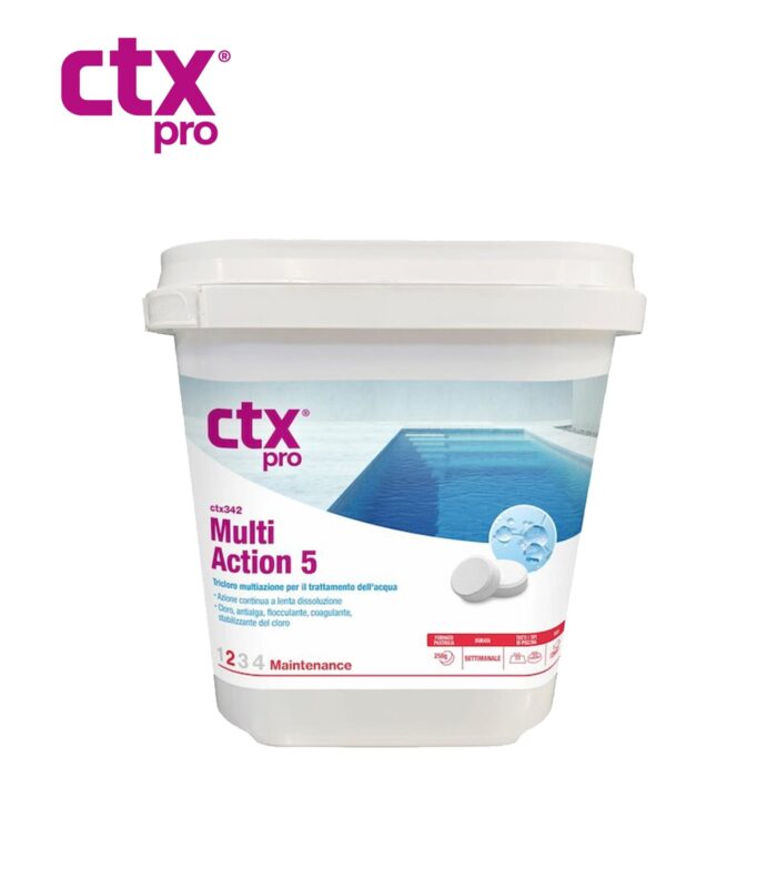 CTX 342 - Pastiglie mantenimento 5 Azioni per piscina (ex CTX-392) - immagine 4